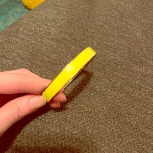 Yellow Kate Spade Bangle Bracelet